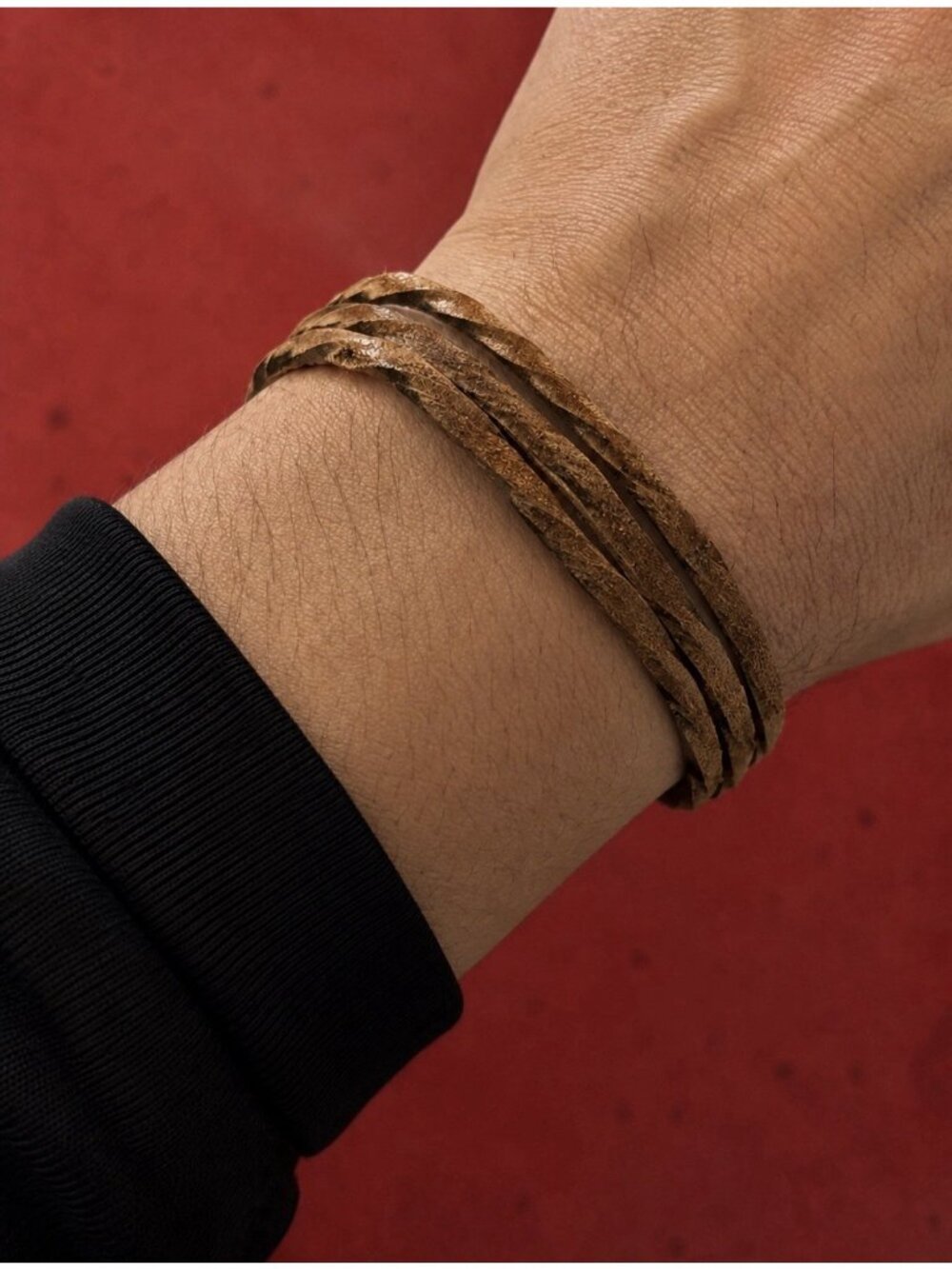 American Eagle Outfitters Brown Bracelet Double Braided 7 in Length - NWT